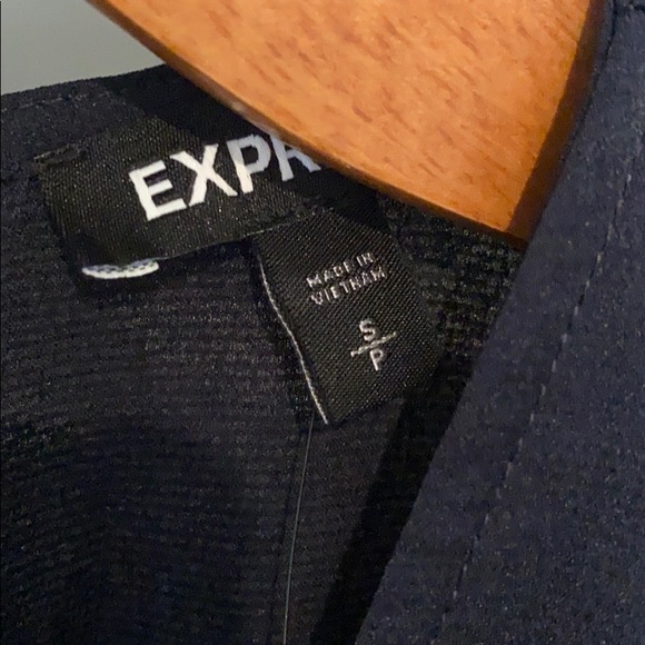 Express navy blue romper size small NWT - Picture 3 of 5